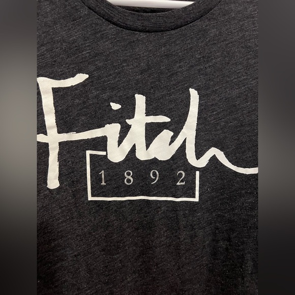 Abercrombie & Fitch 1892 Women’s Large Stretchy Blue Gray T-Shirt ‘90’s Y2K - Picture 2 of 7